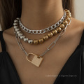 Модные кубинские цепочки-чокеры, мужские и женские ожерелья, изготовленные на заказ, многослойные ожерелья-цепочки на заказ